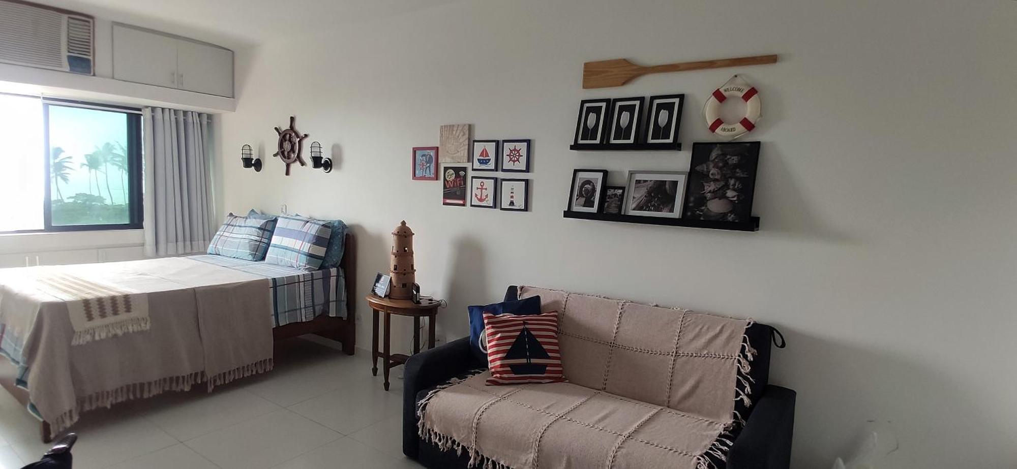 MaceióApartamento Ibiza Vista Marアパートメント 部屋 写真