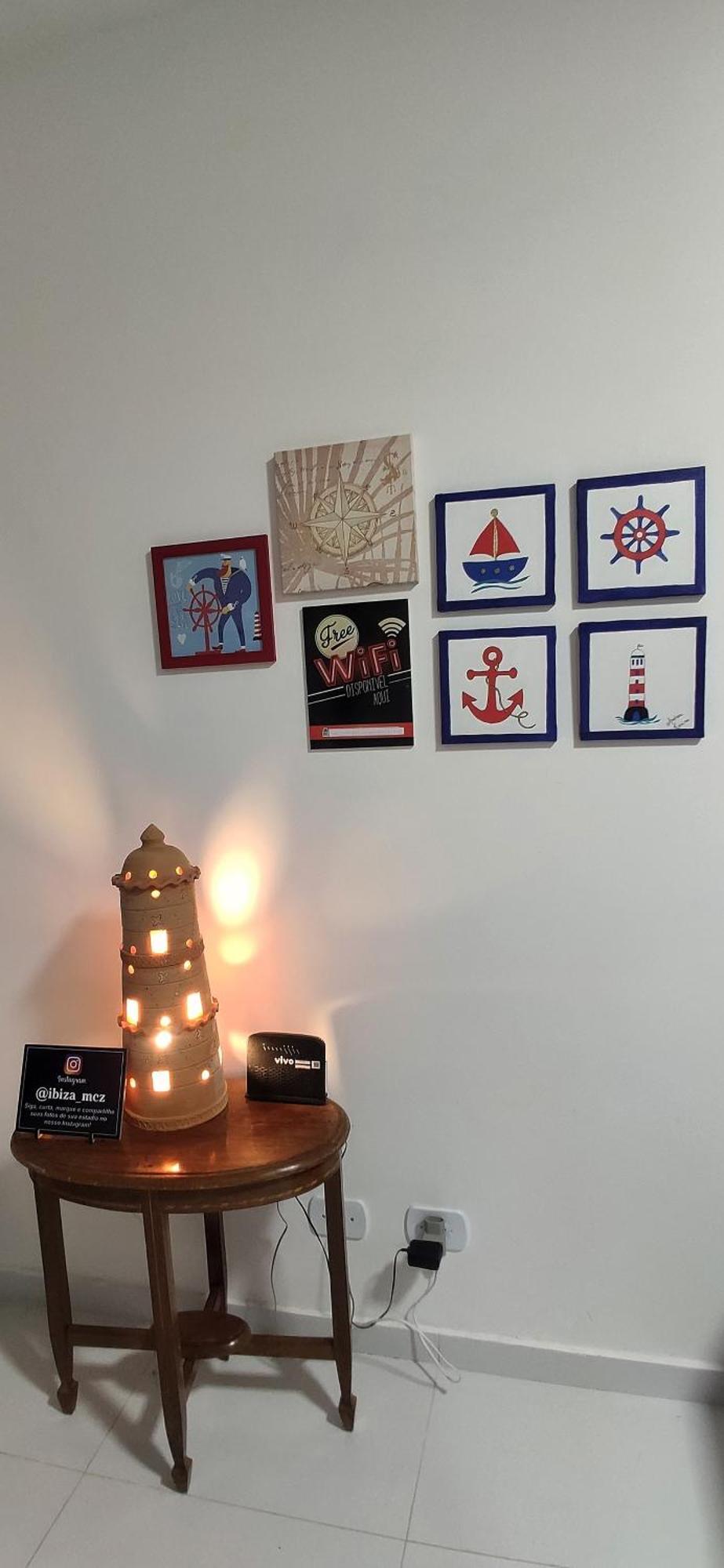 MaceióApartamento Ibiza Vista Marアパートメント 部屋 写真